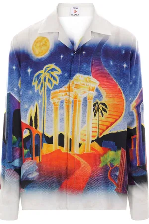 Casablanca Camicia Midnight Acropolis