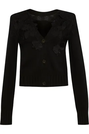 Oscar de la Renta Cardigan a fiori