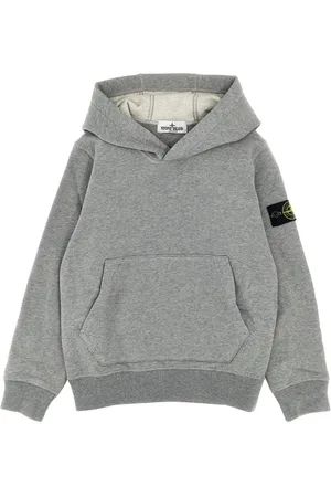 Stone Island Felpa con applicazione Compass