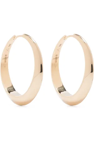 Lizzie Mandler Orecchini a cerchio XL in giallo 18kt
