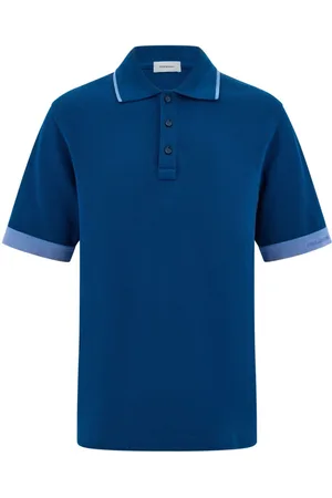 Salvatore Ferragamo Polo con polsini a contrasto