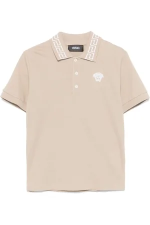 VERSACE Polo con ricamo Medusa