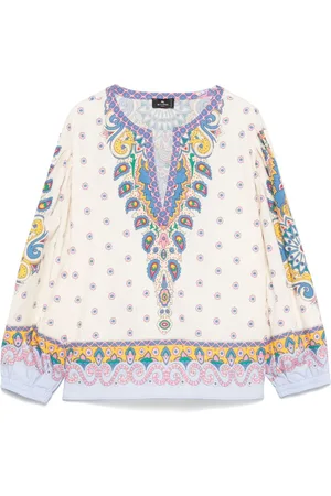 Etro Blusa con stampa paisley