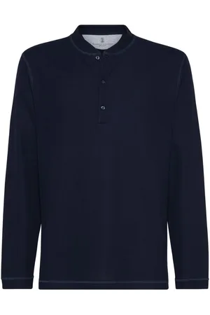 Brunello Cucinelli Polo a maniche lunghe
