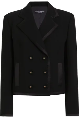 Dolce & Gabbana Blazer con bordo satinato