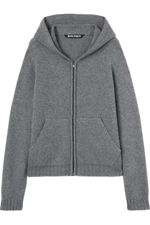 Palm Angels Felpa con cappuccio, zip e logo