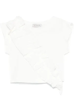 MONNALISA T-shirt con ruches