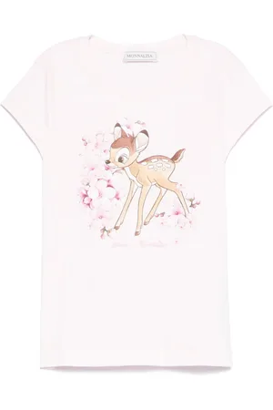 MONNALISA T-shirt con stampa Bambi x Disney