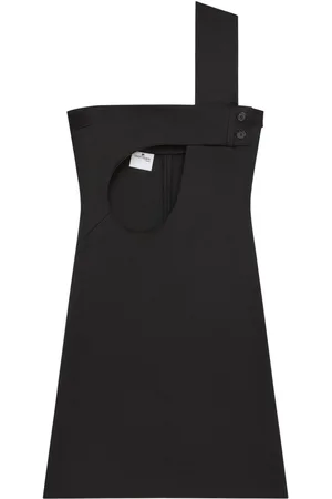 Courrèges Abito corto con cut-out