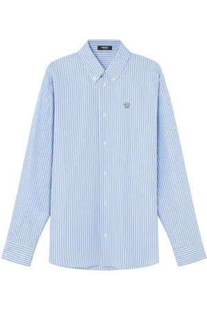 VERSACE Camicia Medusa a righe