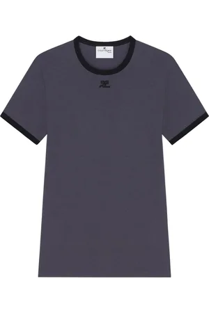 Courrèges T-shirt Signature Contrast
