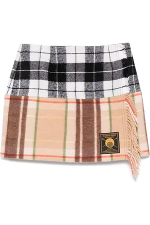Marine Serre Minigonna tartan