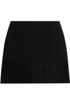Dolce & Gabbana Gonna midi con finiture in pizzo