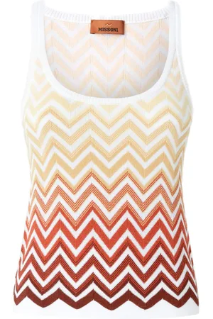 Missoni Gilet con motivo a zigzag