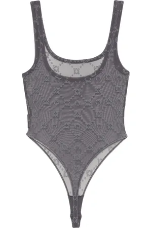 Marine Serre Body con monogramma