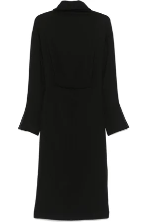 Carven Abito midi a collo alto