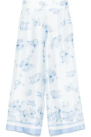 MONNALISA Pantaloni con stampa farfalla