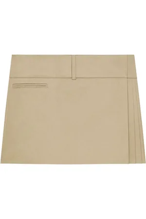 Courrèges Minigonna plissettata