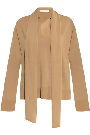 By Malene Birger Top in maglia con sciarpa