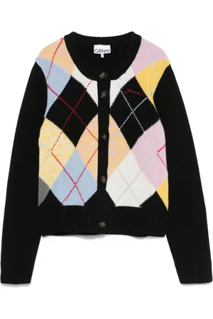 Ganni Cardigan a rombi