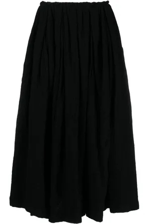 Comme des Garçons Pleated wool skirt