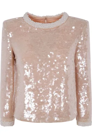 Self-Portrait Top con paillettes