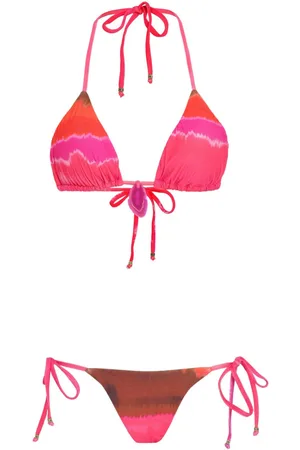 AMIR SLAMA Bikini con fantasia tie-dye x Jade Jade