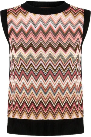 Missoni Canotta con motivo a zigzag