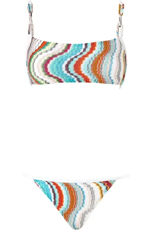 Missoni Set bikini con motivo a zigzag