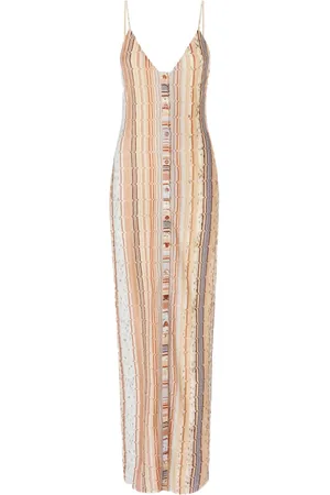 Missoni Abito lungo con motivo a zigzag