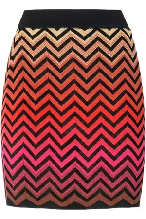 Missoni Minigonna con motivo a zigzag