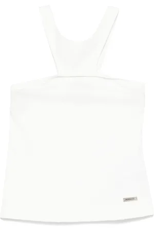 MONNALISA Top con placca logo