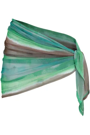 AMIR SLAMA Sarong in tulle x Jade Jade