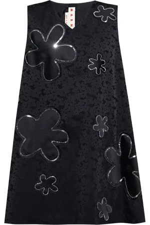 Marni Abito midi a fiori jacquard