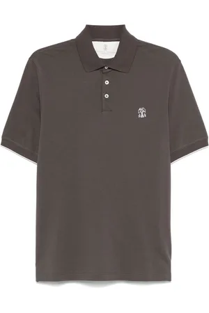 Brunello Cucinelli Polo con stampa