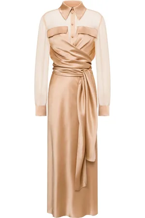 Alberta Ferretti Chemisier drappeggiato