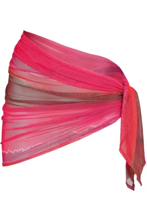 AMIR SLAMA Sarong in tulle x Jade Jade