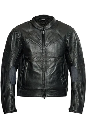 Vetements Giacca di pelle con zip