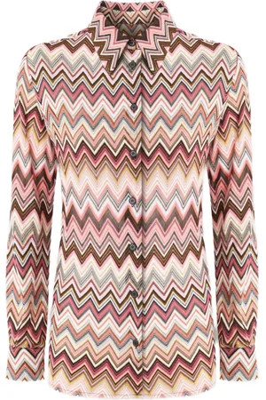 Missoni Camicia con motivo a zigzag