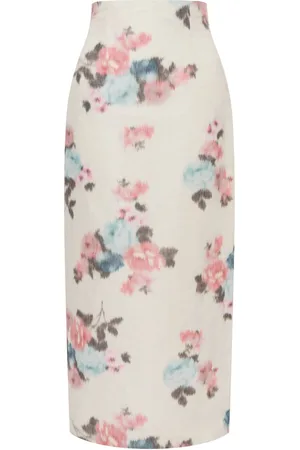 Serafini Camicia midi a fiori