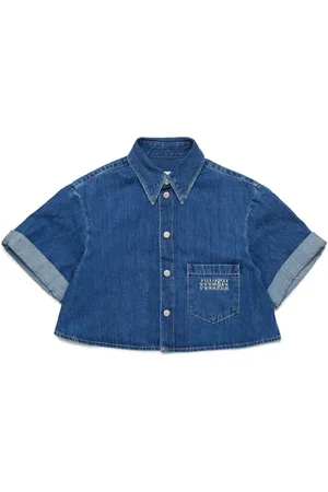 Maison Margiela Camicia denim crop