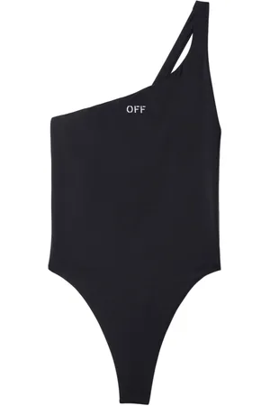 OFF-WHITE Costume da bagno monospalla con logo
