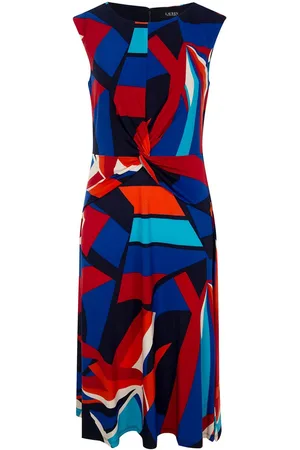 Ralph Lauren Abito midi a fantasia