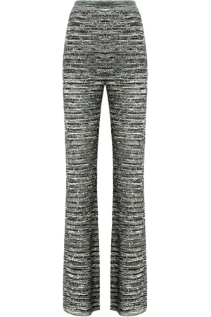 Missoni Pantaloni svasati con paillettes