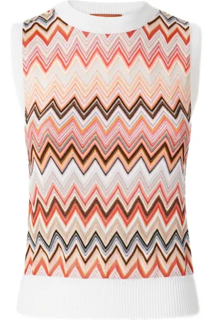 Missoni Canotta con motivo a zigzag