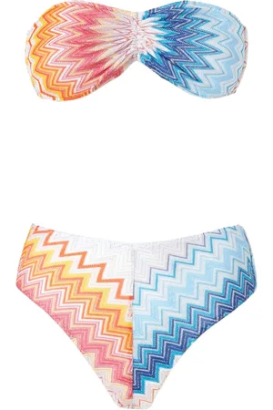 Missoni Set bikini con motivo a zigzag