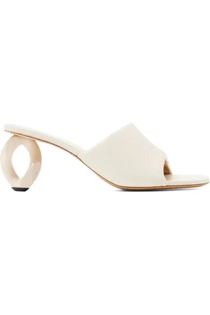 J.W.Anderson Sandali in pelle con tacco a catena 80mm