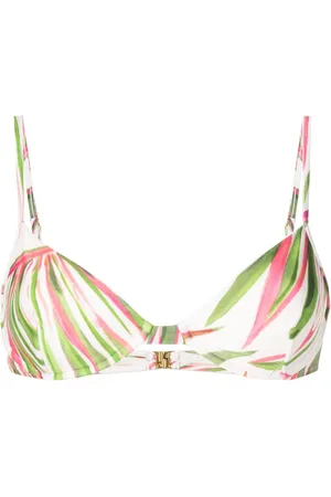 Lenny Niemeyer Top bikini con stampa