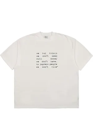 Vetements T-shirt We Buy Things