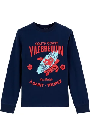 Vilebrequin T-shirt in cotone biologico con stampa